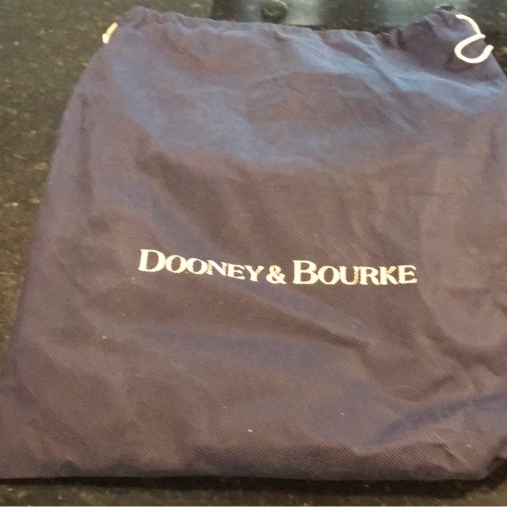 Dooney & Bourke White Mini Bag with Tan Strap